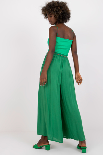 Zaļas platas palazzo bikses... 2