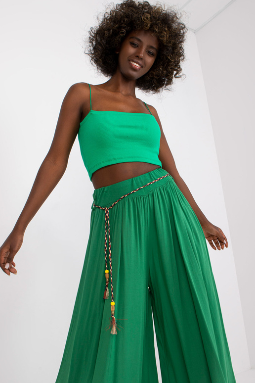 Zaļas platas palazzo bikses Surie OCH...