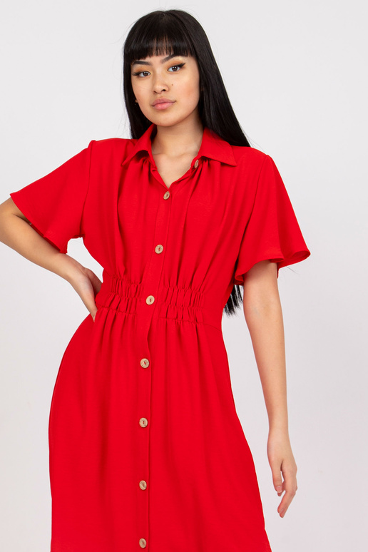 Sarkana midi kleita RUE PARIS