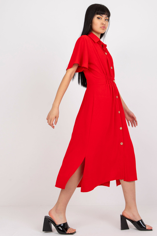 Sarkana midi kleita RUE PARIS