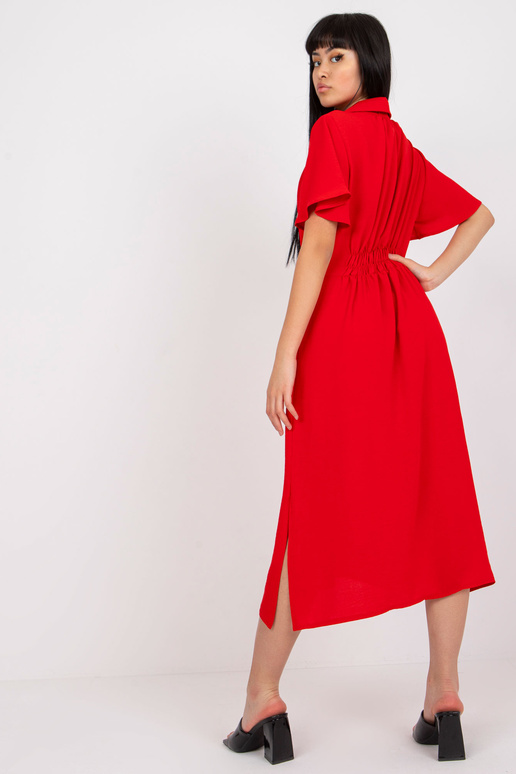 Sarkana midi kleita RUE PARIS