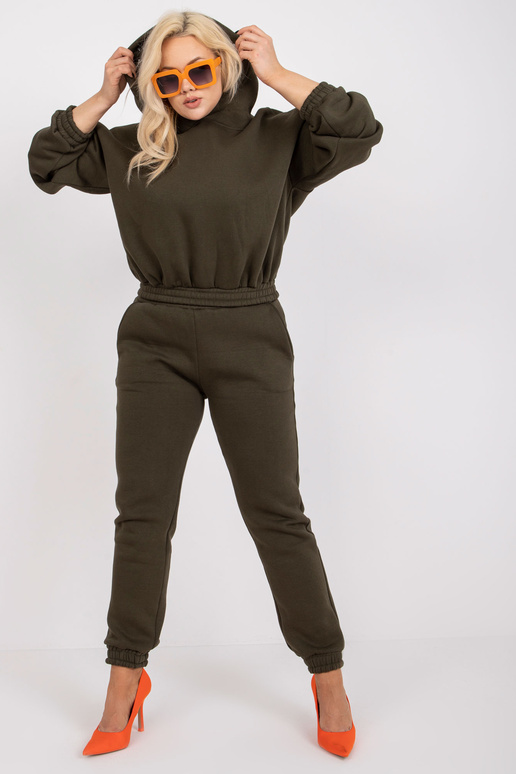 Haki krāsas džemperis plus izmēra...