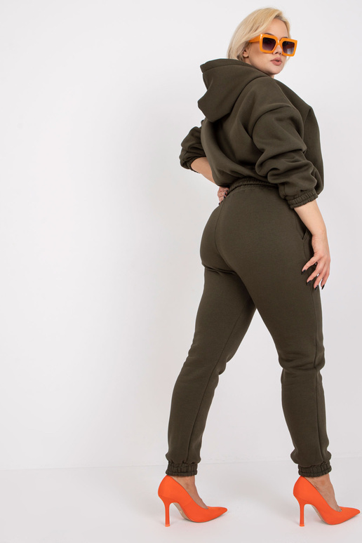 Haki krāsas džemperis plus izmēra...