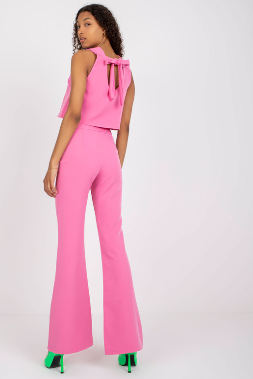 Rozā divdaļīgs elegants komplekts ar...