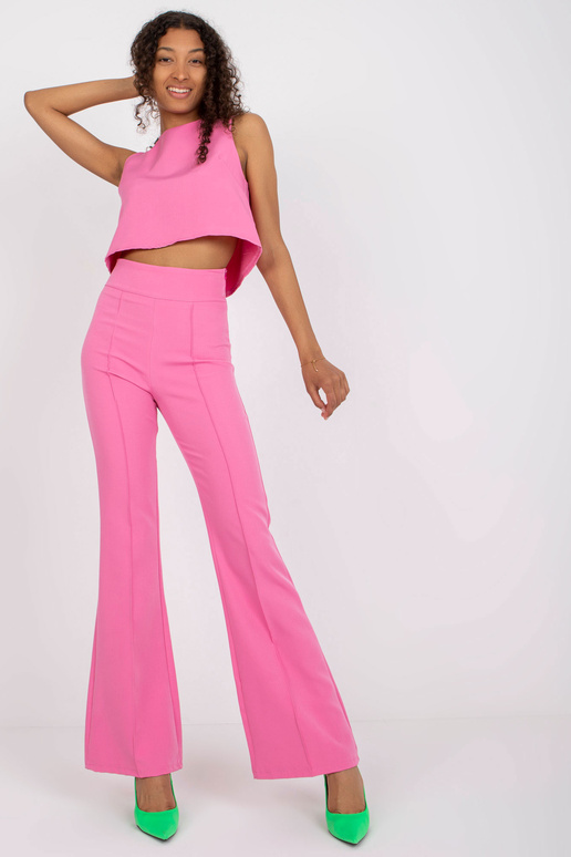 Rozā divdaļīgs elegants komplekts ar...