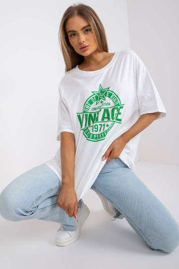 Balts un zaļš oversize... 2