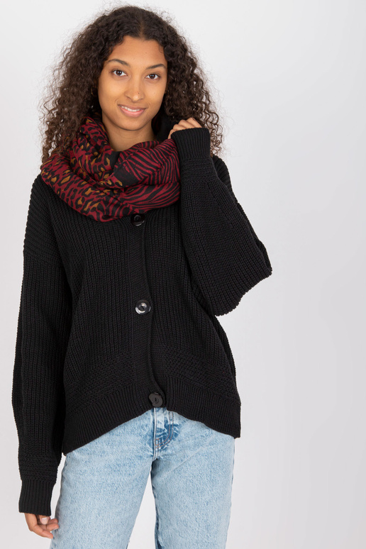 Melns un bordo krāsas stropes...