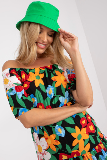 Melna spāņu midi kleita ar...