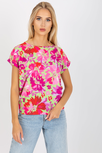 Zaļa un rozā ziedu vasaras...