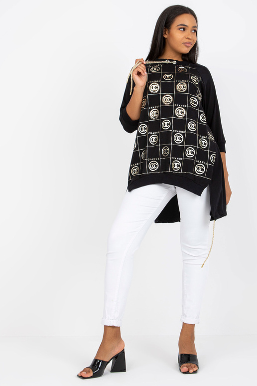 Melna asimetriska liela izmēra...