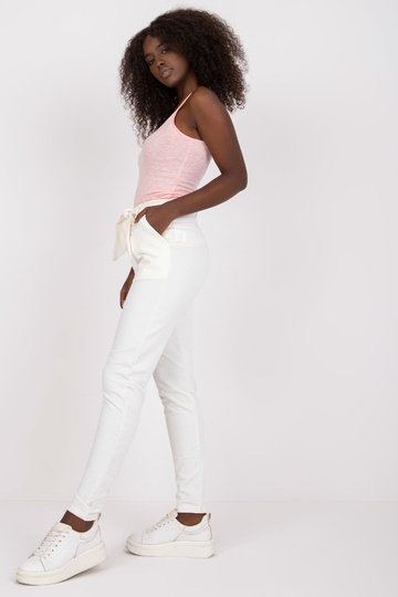 Ecru sieviešu auduma bikses... 2