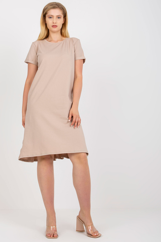 Bēša Vienkārša liela izmēra kleita ar...