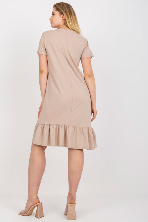 Bēša Vienkārša liela izmēra kleita ar...