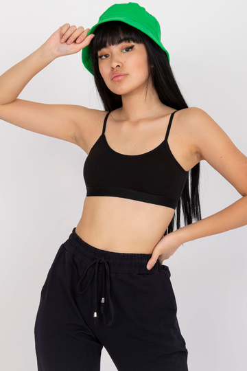 Melns sporta crop tops ar... 2