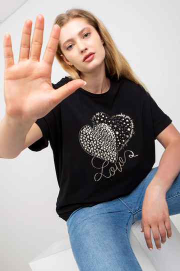 Melns kokvilnas liela...