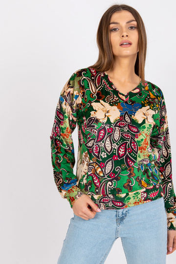 Sieviešu zaļa blūze ar... 2