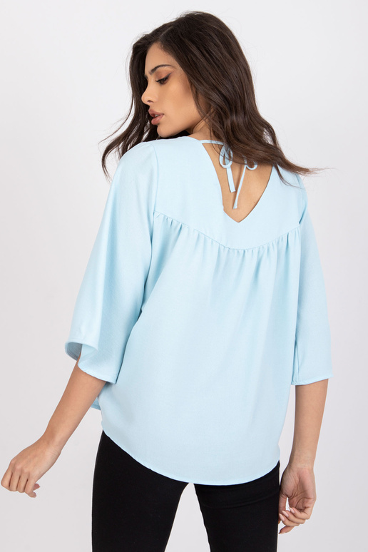 Gaiši zila brīva blūze Anita RUE PARIS
