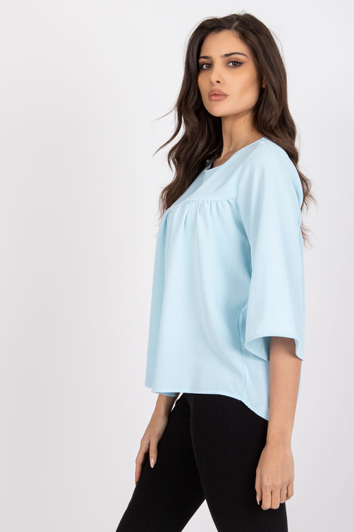 Gaiši zila brīva blūze Anita RUE PARIS