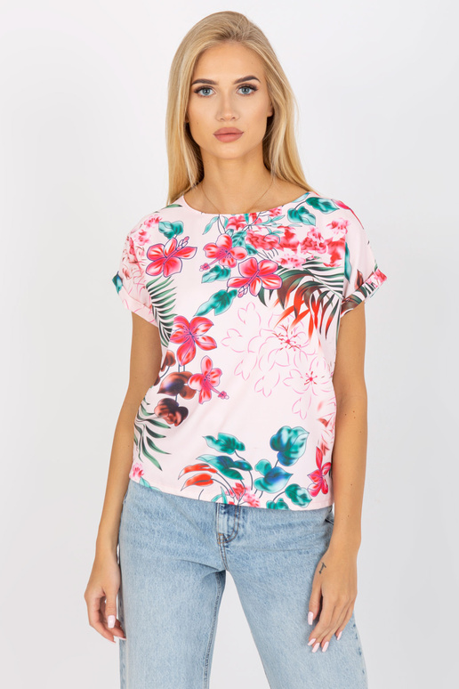 Bāli rozā blūze ar vasarīgu rakstu... Bāli rozā blūze ar vasarīgu rakstu...