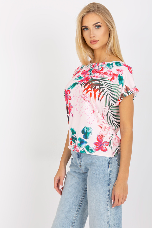 Bāli rozā blūze ar vasarīgu rakstu... Bāli rozā blūze ar vasarīgu rakstu...