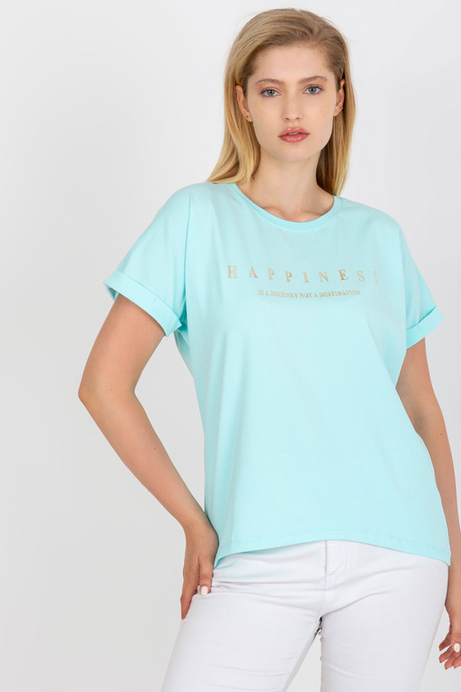 Piparmētru plus izmēra t-krekls ar...