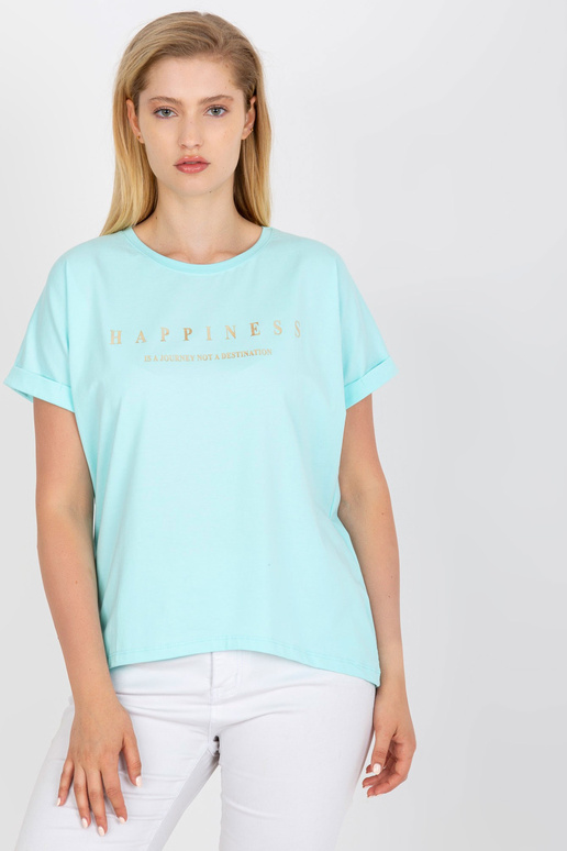 Piparmētru plus izmēra t-krekls ar...