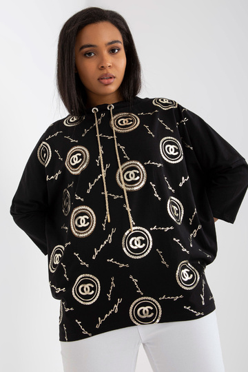 Melna ikdienas liela izmēra... 2