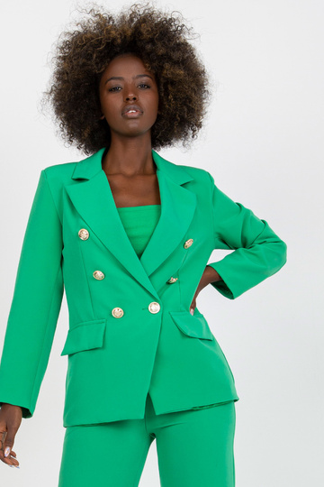 Zaļš klasisks žakete ar...