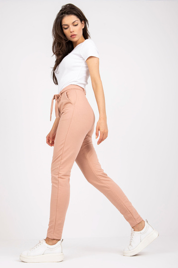 Bēša auduma bikses ar...