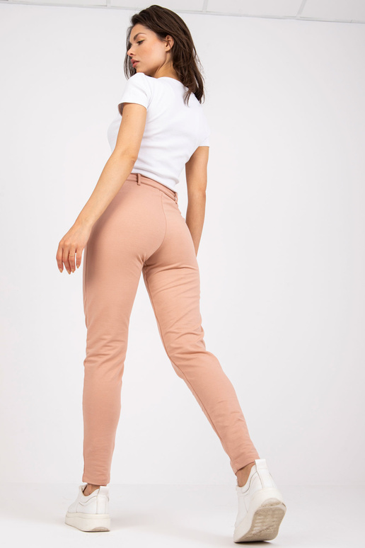 Bēša auduma bikses ar kabatām RUE PARIS