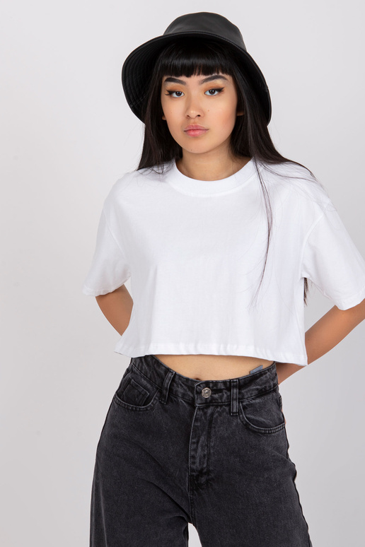 Balts īss t-krekls Viola Balts īss t-krekls Viola