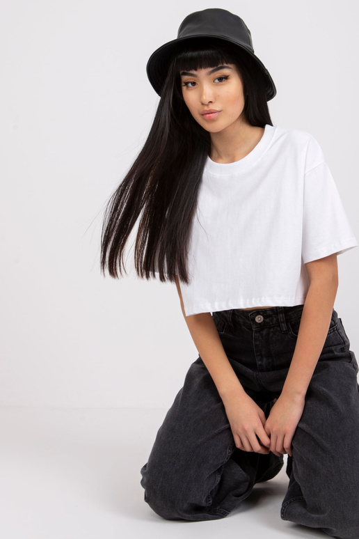 Balts īss t-krekls Viola Balts īss t-krekls Viola