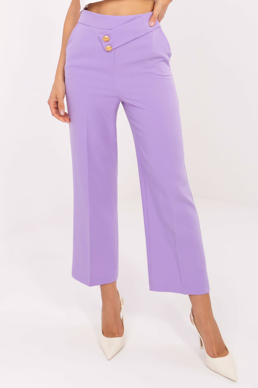 Violetas platas auduma bikses RUE PARIS