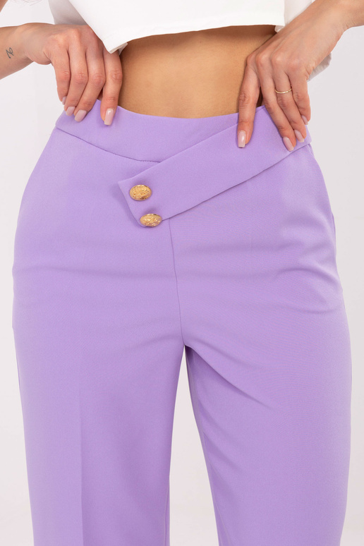 Violetas platas auduma bikses RUE PARIS