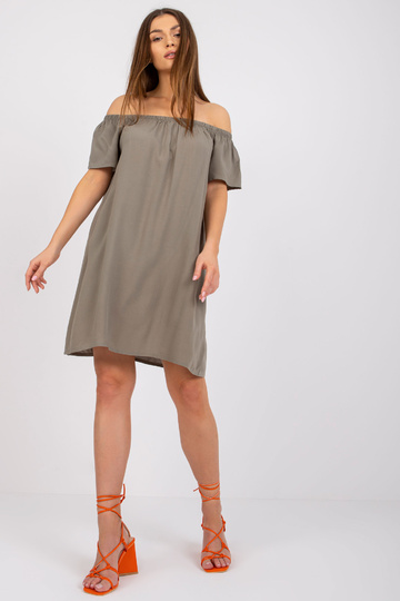 Khaki krāsas kleita ar īsām... 2