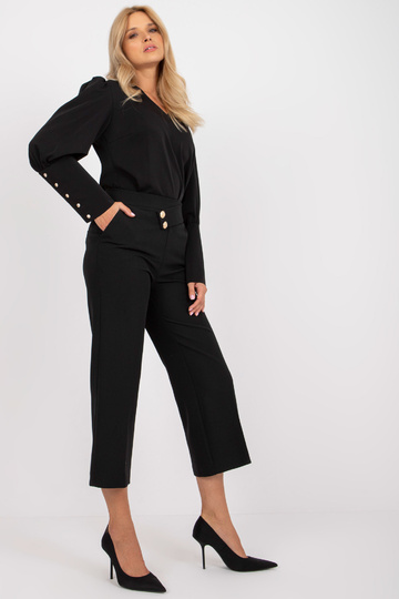 Melnas auduma bikses 7/8... 2