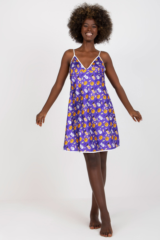 Purpura plecu naktskleita ar apdrukām