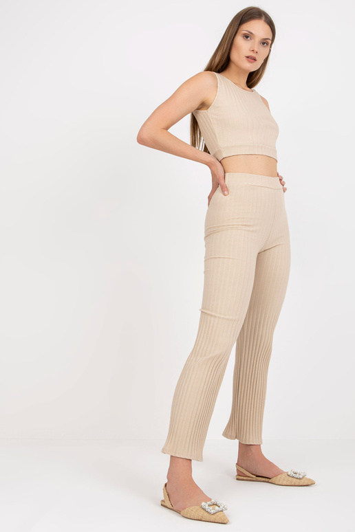 Bēšs divdaļīgs ikdienas komplekts ar...