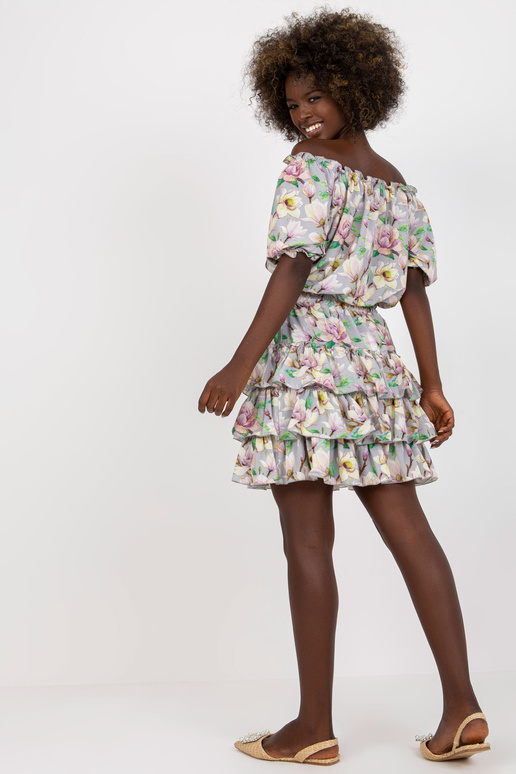 Pelēki dzeltens vasaras komplekts ar...