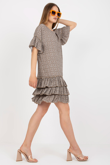 Bēša mini kleita ar...