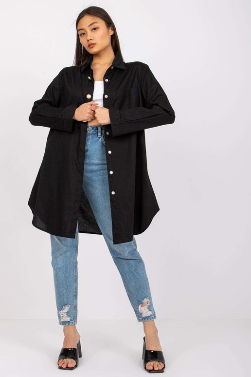 Melns garš krekls sievietēm Noelle