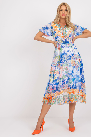 Zila midi kleita ar...