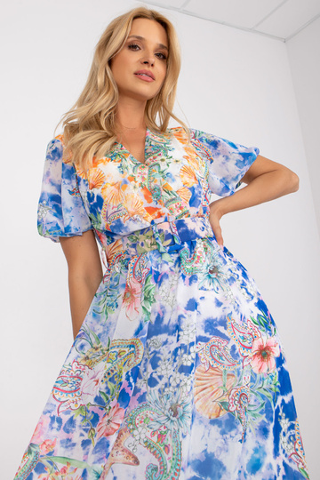 Zila midi kleita ar... 2