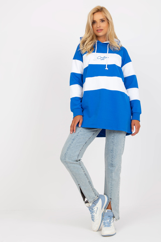 Zilā un baltā garā kapuce RUE PARIS Zilā un baltā garā kapuce RUE PARIS