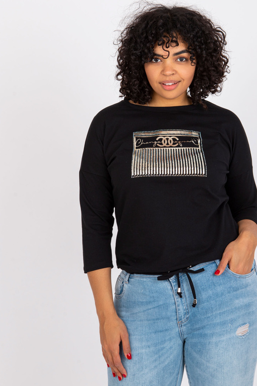 Rosie Cotton Black Liela izmēra...