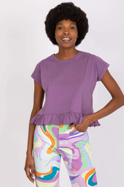 Hierro MAYFLIES violets T-krekls ar...