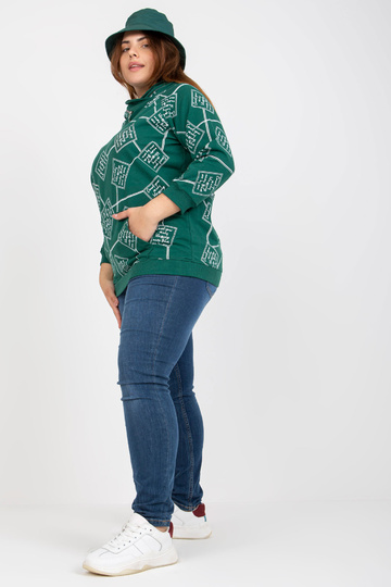 Zaļš džemperis Liela izmēra...