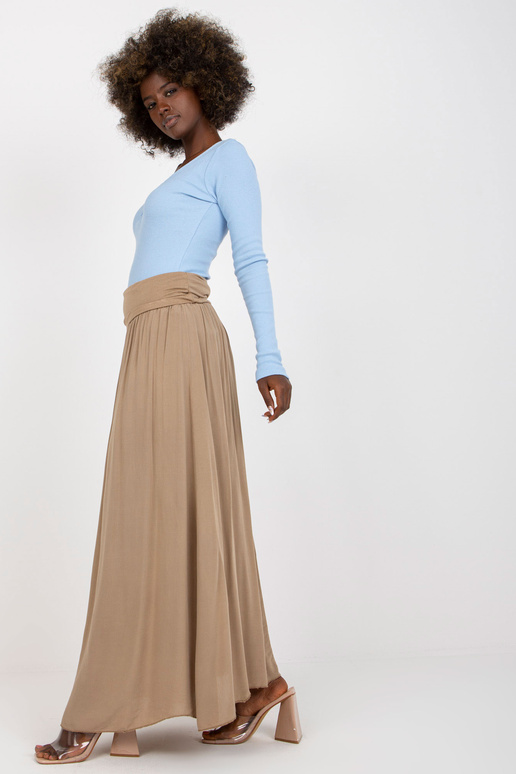 Tumši bēši gaisīgi viskozes maksi...