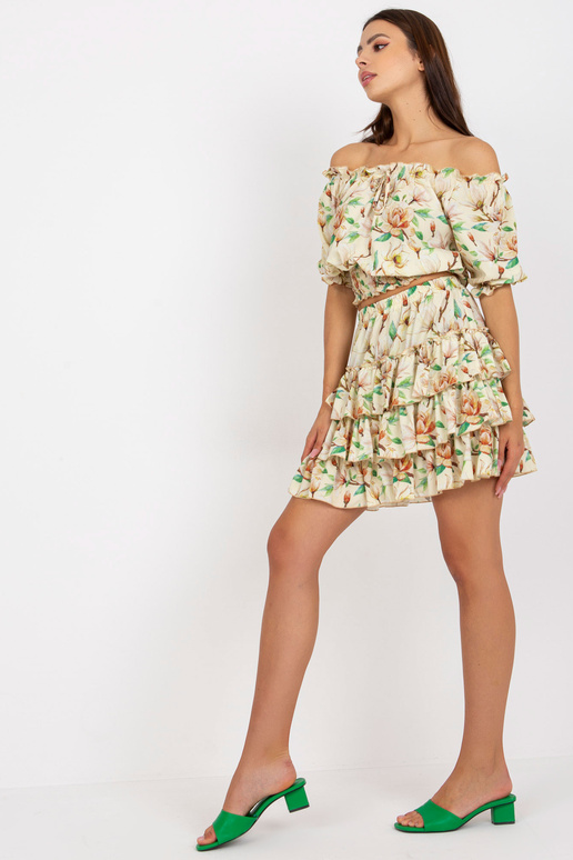 Dzeltens un bordo krāsas divdaļīgs...