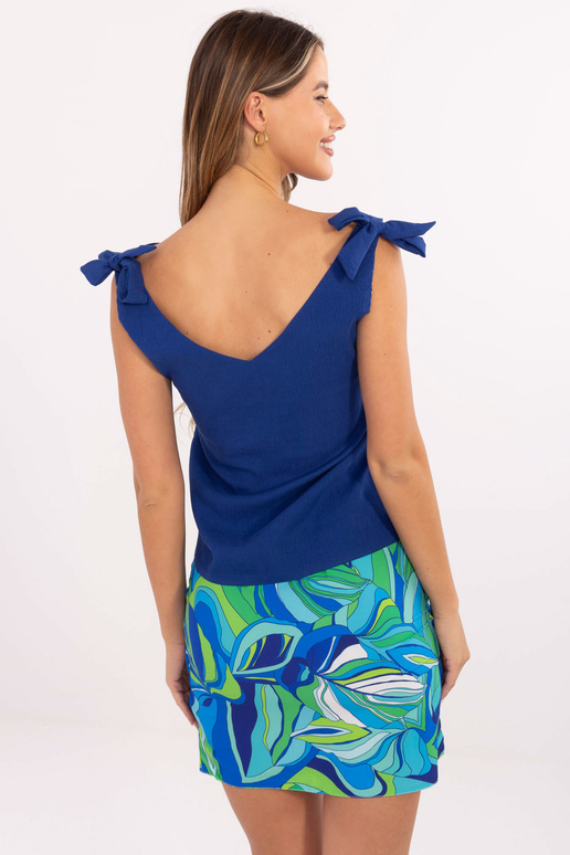 Tumši zils tops RUE PARIS V veida...